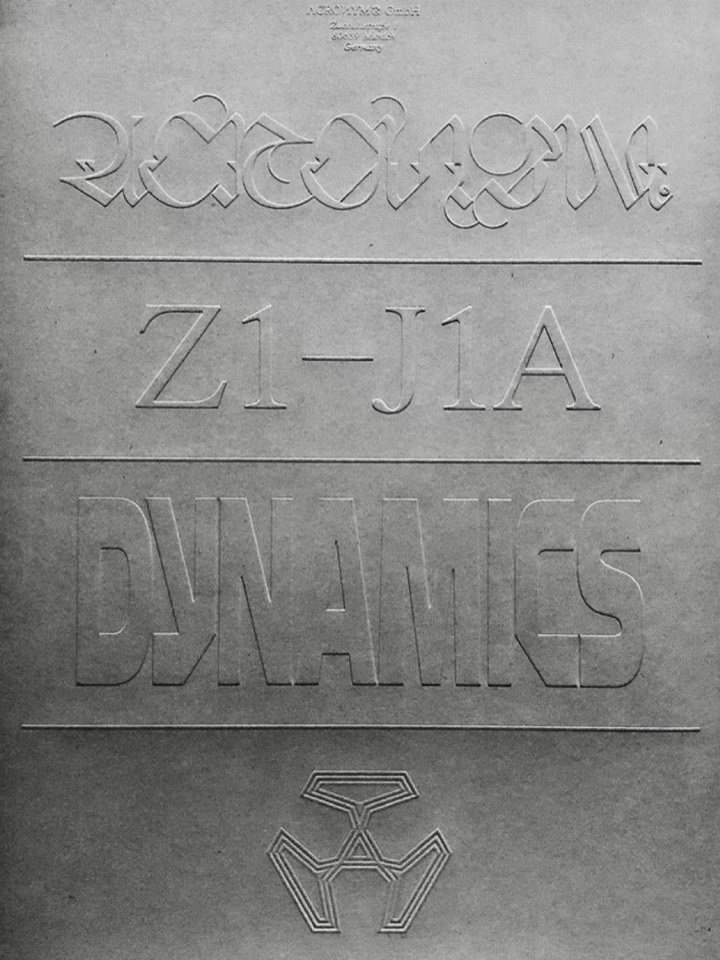 Blind-embossed Acronym product card, three type treatments stacked with rules, all texture and no ink.